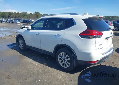 2017 Nissan Rogue Sv z USA, uszkodzony, nr VIN KNMAT2MTXHP501153